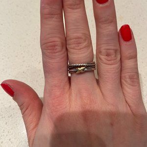 David Yurman X Crossover Ring SIZE 7